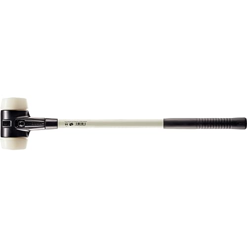 Halder 3708.081 SIMPLEX-Vorschlaghammer mit verstärktem Stahlgussgehäuse und Fiberglasstiel, Ø 80, Stiel 700 mm Nylon