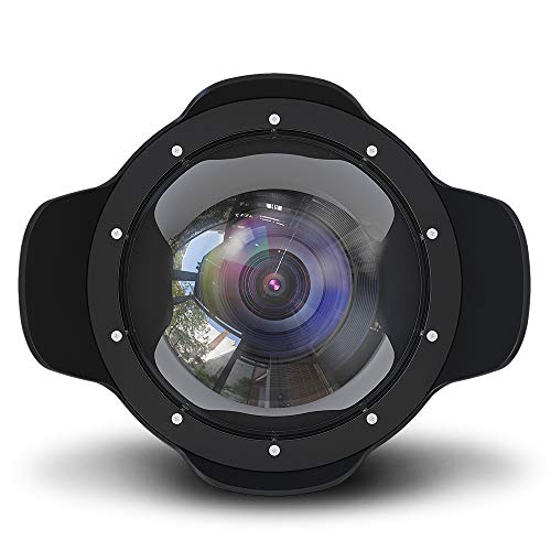 Sea Frogs 8'' Dry Dome Port for Sony a7RIII/a9(16-35mm) Canon EOS 750D/760D (18-55 mm) Canon 80D/750D/760D(18-135mm) Fujifilm X-T2(16-50mm/16-55mm/18-55mm)