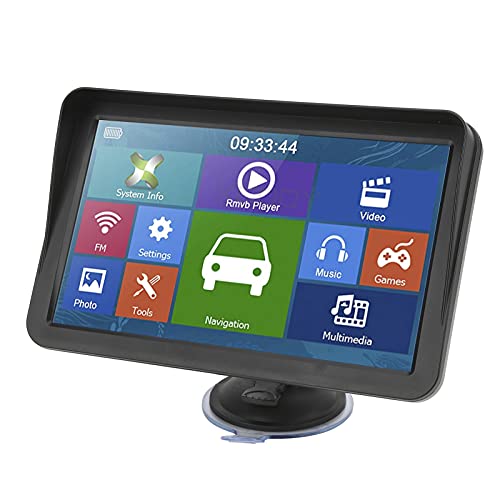 220V GPS-Navigation, Universal-Navigatoren mit Sonnenblende, 256 MB + 8 GB Hochauflösender Kapazitiver Touchscreen, GPS-Navigationssysteme für LKW-Fahrer, Intelligente Fehlerkorrektur
