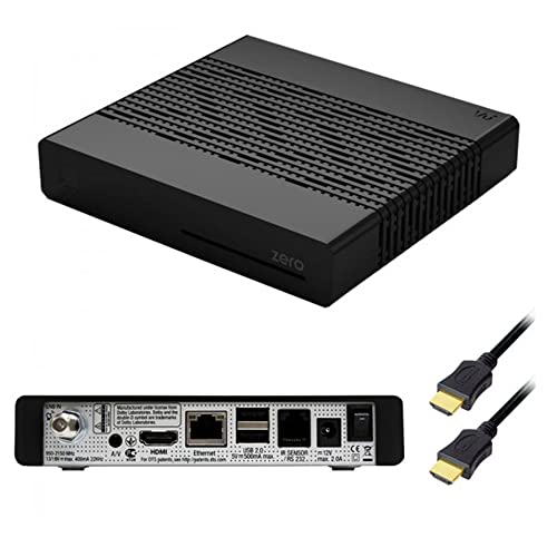 Vu+ ® zero 1x dvb-s2 tuner full hd 1080p linux receiver schwarz