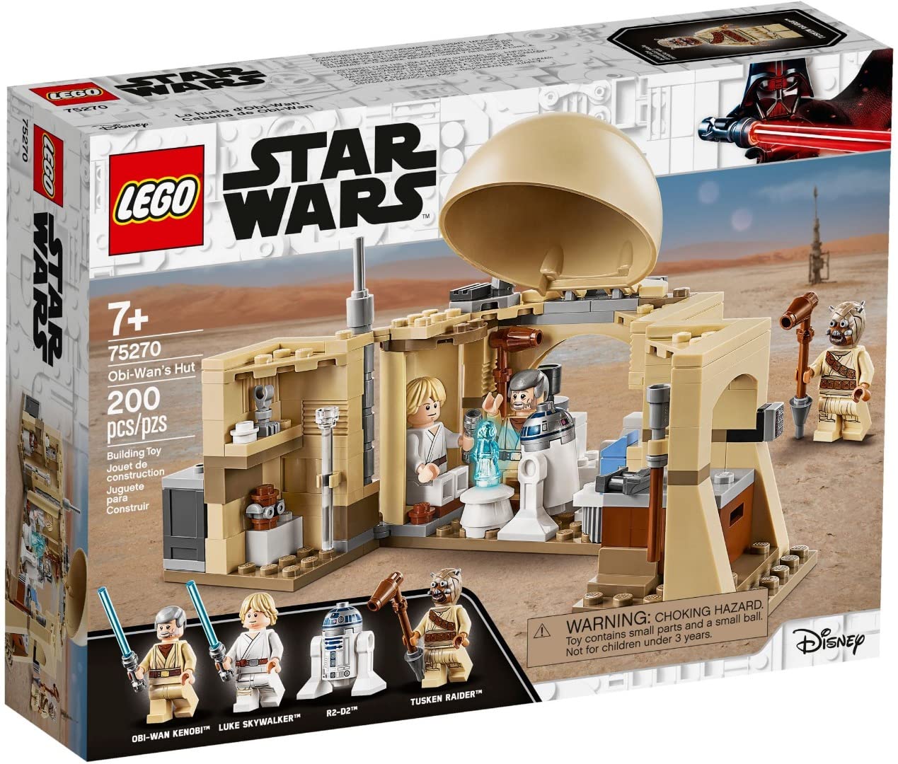 LEGO 75270 Star Wars Obi-WANS Hütte Bauset mit Hologramm der Prinzessin Leia, Serie Eine Neue Hoffnung