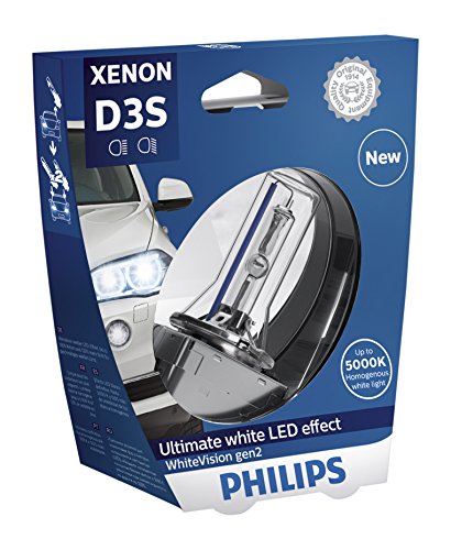 Philips 42403WHV2S1 Xenon-Scheinwerferlampe WhiteVision D3S Gen2, Einzelblister
