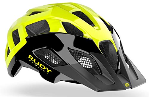 Rudy Project Crossway Helm schwarz/gelb Kopfumfang S-M | 55-58cm 2022 Fahrradhelm