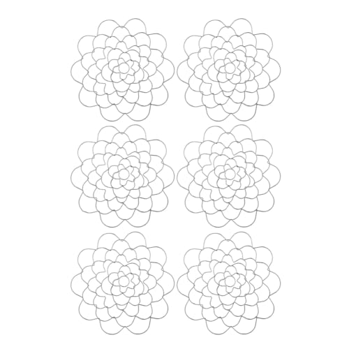 SameeHome Blumenarrangement-Halter, Blumenfrosch, Draht, Blumenarrangement-Werkzeug (20,3 cm), 6 Stück