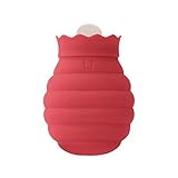 wärmflasche Silikon-Warmwasser- Tasche Wasser- Injektion Warmwasserflasche Handwärmer essbarer Silizium- Mikrowellenherd Hitze-Warmwasser-Tasche water bottle (Color : C)