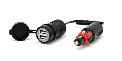 Cliff-Top® 3.3 Amp Austauschbares USB-Ladegerät Erweiterte Reichweite - Hella (Din) & Zigarettenstecker