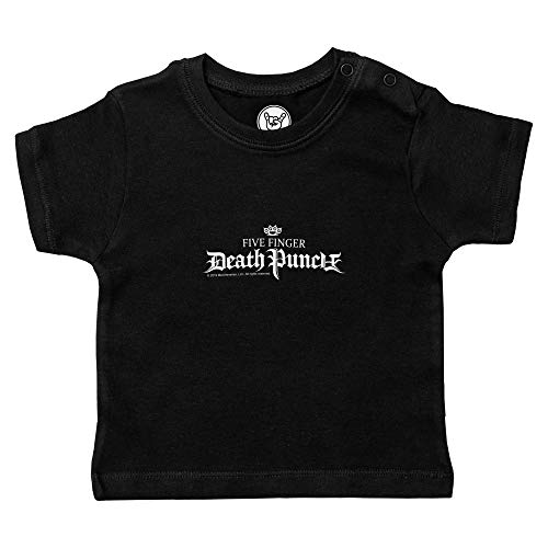 Metal Kids Five Finger Death Punch (Logo) - Baby T-Shirt, schwarz, Größe 68/74 (6-12 Monate), offizielles Band-Merch