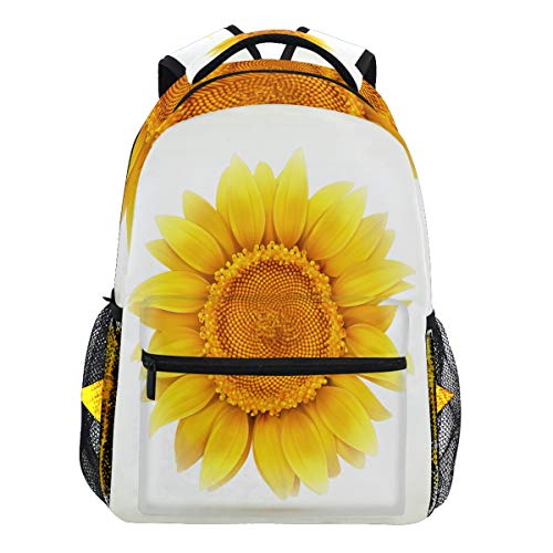 Oarencol Rucksack mit Sonnenblumen-Motiv, Vintage-Stil, für Damen/Herren/Mädchen/Jungen