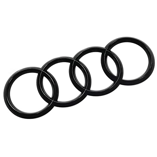Audi 8W9071802 Zeichen Ringe Black Edition Emblem Blackline Logo schwarz