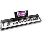 MAX KB6 Digitale Piano/Keyboard met o.a. 88 Aanslaggevoelige Toetsen, Sustainpedaal en mp3 speler/recorder