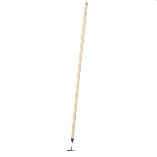 D&O Fugenkratzer (Borstahl, geschmiedet) mit Stiel aus Eschenholz, Gesamtlänge: 149 cm, Maße Klinge: 9,5 x 1,5 cm, ideal zum rückenschonenden Entfernen von Unkraut, Gras und Moos