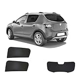 Auto Sonnenschutz & Auto Sichtschutz SONNIBOY - Komplettset +Tasche Dacia Sandero II, Typ SD, 5-Türer, 2013-