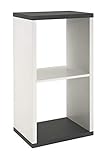 HAKU Möbel Regal, MDF, granitoptik-weiß, B 43 x T 30 x H 84 cm