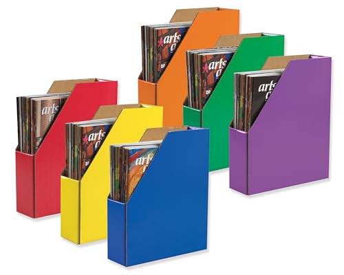 Classroom Keepers Zeitschriftenhalter, 31,2 cm H x 8,9 cm B x 26,4 cm D, 6 Stück