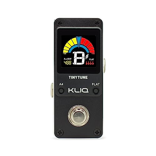 KLIQ TinyTune Tuner Pedal für Gitarre und Bass - (Netzteil benötigt)