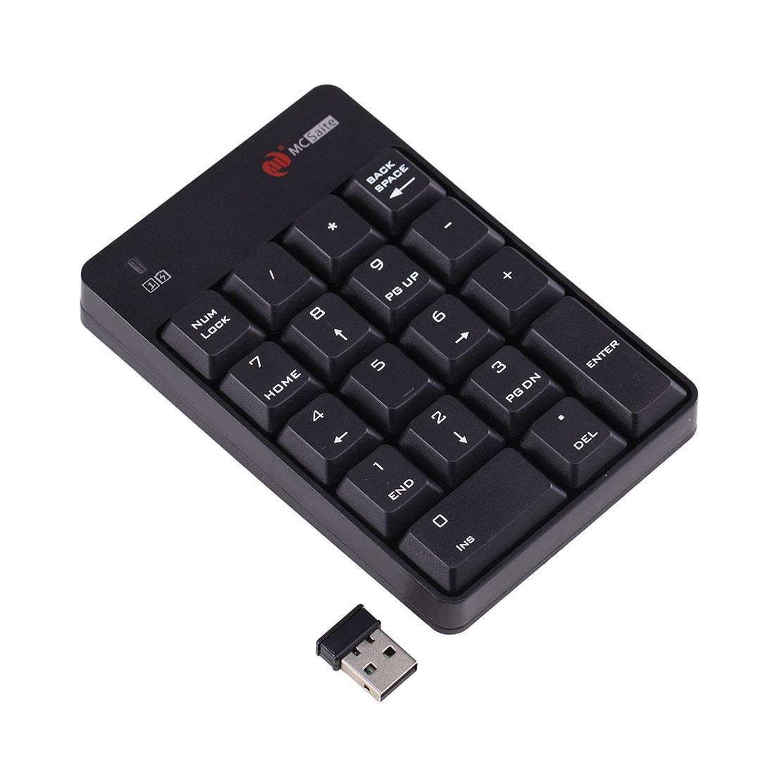 LISUHONG Tschschlag AYSMG SK-51AG 2 in 1 2,4-G-USB-Zifferntastatur und Mini-Rechner for Laptop-Desktop-PC (schwarz) (Color : Black)