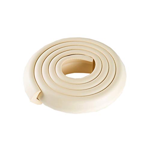 AnSafe Kantenschutz, Eine Rolle (2 Meter) Kinderschutzmöbel Und Tischkantenschutz Einfach Zu Installieren (3 Farben Optional) (Color : Beige, Size : L type)