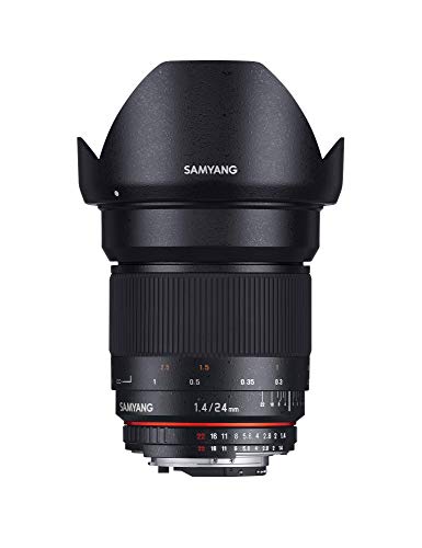 Samyang 24/1,4 Objektiv DSLR Sony E manueller Fokus Fotoobjektiv, Weitwinkelobjektiv schwarz