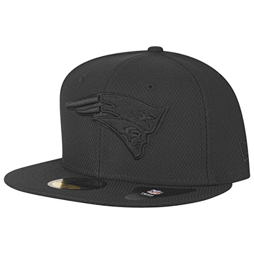 New Era Diamond Era 59Fifty Cap NEW ENGLAND PATRIOTS Schwarz Schwarz, Size:7 1/4