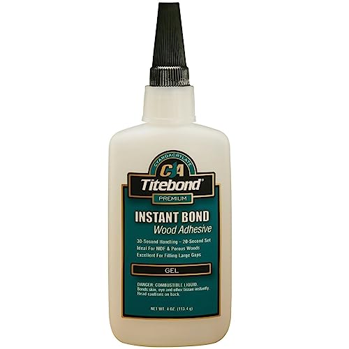 Instant Bond CA Adhesive, Gel 4 oz by Titebond