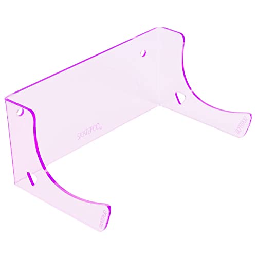 WANDKINGS Skateboard Wandhalterung - Backside Variante - Wähle eine Farbe - Violett