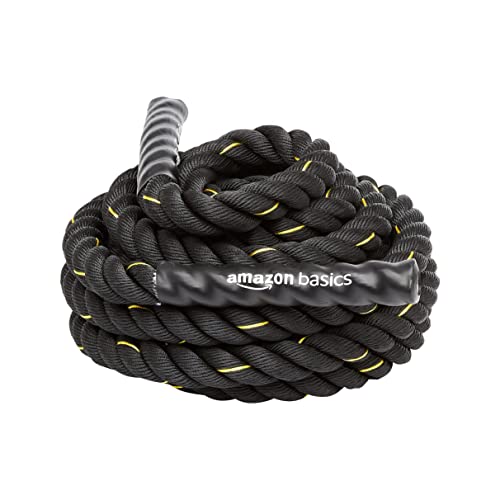 AmazonBasics - Trainingsseil Battle Rope, 12m x 3,8cm