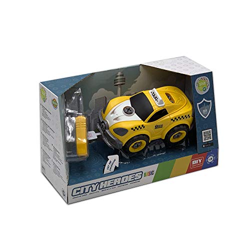 Tachan - Auto Taxi mit Sound, abnehmbar mit Schraubendreher, Farbe gelb (CPA 7838071S), Modelle