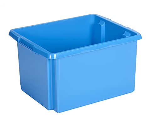 Sunware 3 Stück Nesta-Line  Box (ohne Deckel) - 32 Liter - 46 x 36 x 25 cm - blau