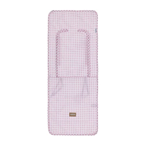 Cambrass - Universal Stroller Cushion Pr Vichy Pink 35x85x1 Cm