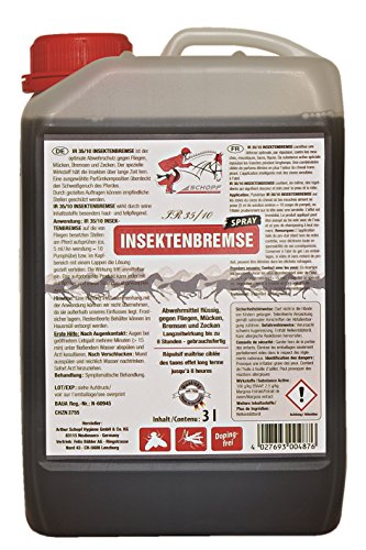 Schopf IR35/10 Insektenbremse 3 L Kanister l Abwehrmittel gegen Fliegen, Mücken und Bremsen