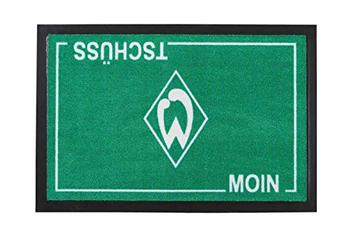 SV Werder Bremen Fußmatte - Moin - Türmatte, Fußabtreter, Matte - Plus Lesezeichen I Love Bremen