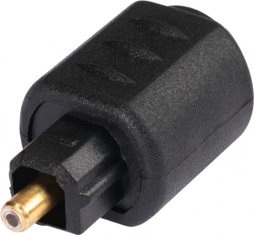 Sommer Adapter | Mini-Connector Male/Toslink Stecker Straight, Black Marke