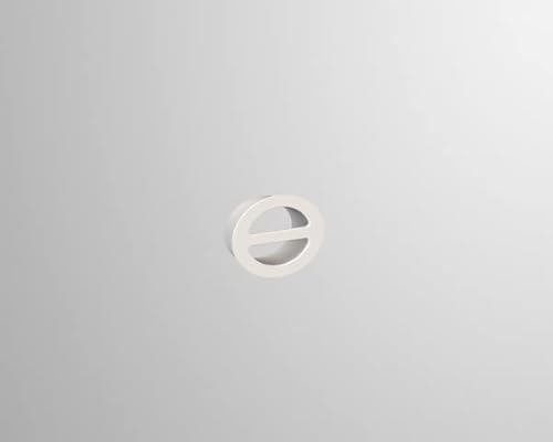 Alape˘ Überlaufgarnitur Überlaufrosette in weiß, rund, 3,6 x 3,6 x 1,4 cm, weiß, passend für Alape Überlaufgarnitur, UR.1
