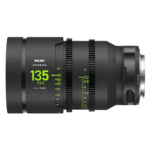 NiSi Athena 135mm T2,2 Prime Cine Objektiv Vollformatobjektiv für Canon RF-Mount