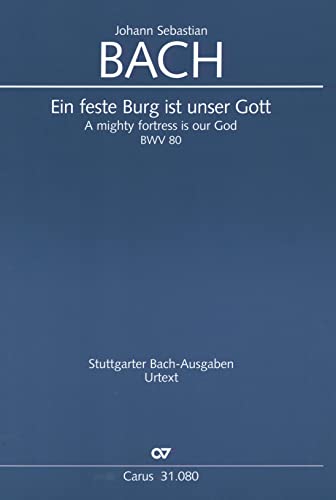 Johann Sebastian Bach-Ein feste Burg ist unser Gott-SCORE