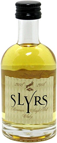 Rarität: Slyrs 0,05l Miniatur Bayerischer Single Malt Whisky Jahrgang 2008