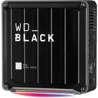 WD_BLACK D50 Game Dock WDBA3U0020BBK - Dockingstation - Thunderbolt 3 - DP, Thunderbolt - HDD: 2 TB - GigE - EMEA