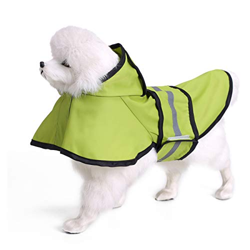 PETCUTE Regenmantel für Haustiere Regenmantel Hund Regenmantel Wasserdicht Regenjacke Hund Haustier welpen Regenmantel