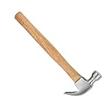 Klauenhammer BE-Tool Multifunktions-Hammer Nagel-Hammer Werkzeug für Bauarbeiten Holzarbeiten Heimreparatur, silber
