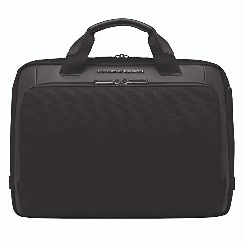Porsche Design, Aktentasche Roadster Nylon Briefcase M 1501 in schwarz, Businesstaschen für Herren