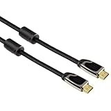 Hama High Speed HDMI Kabel, 4K Ultra HD, 3D tauglich (Ethernet, ACR, vergoldete Kontakte, z. B. für Blu-ray-Player, SAT-Receiver, Apple TV 4, 3,0 m) schwarz