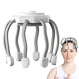 Automatische Kopfhaut Massagegerät - Elektrische 10 vibrierende Kontakte Kopfmassage Werkzeug zur Entspannung, 4 Modi Massagegeräte für tiefe Entspannung, Jpsdows Entlastung