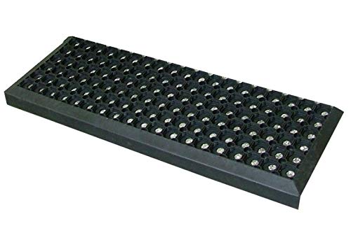 Gummi Stufenmatten Fußmatte Ringgummimatte 25x75 cm Treppenmatte Matte rutschhemmend (5 Stück)
