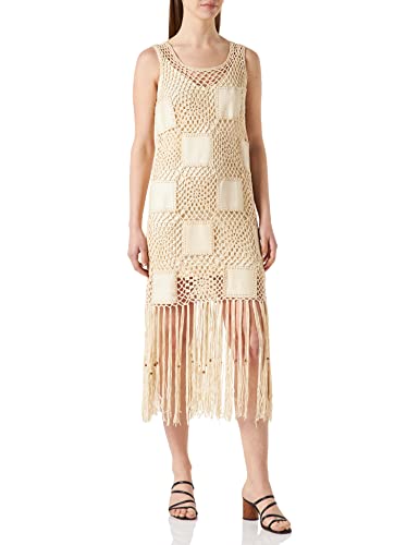 Desigual Damen Vest_San Diego Kleid, Weiß (Crudo 1001), Medium (Herstellergröße:M)