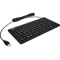 Keysonic KSK-3230IN (DE) USB-Tastatur Deutsch, QWERTZ, Windows® Schwarz Spritzwassergeschützt
