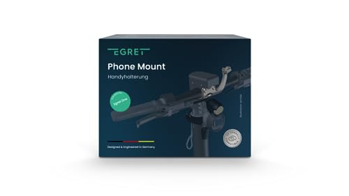 Phone Mount, Handyhalterung exklusiv für Egret E-Scooter One, Lenkerklemme mit Arm, Adapterstück für SP Connect TM (Egret One)