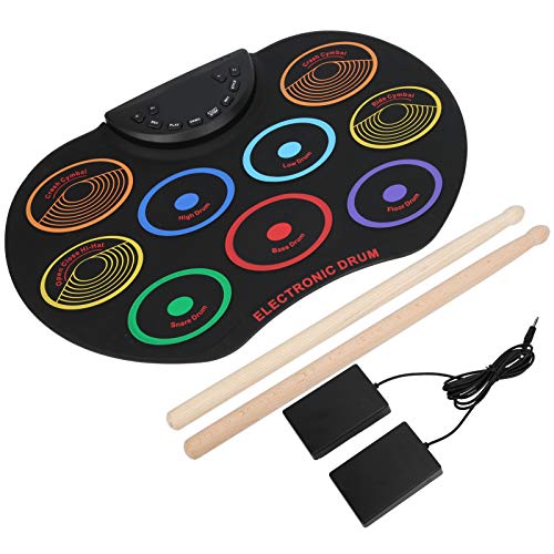 Langlebiges elektronisches Schlagzeug für Musikinstrumente für Kinder für Familienunterhaltung(Colorful)