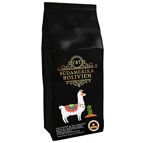 Kaffeespezialität Aus Südamerika - Bolivien, Hochlandkaffee Aus Der Nähe Der Anden (Gemahlen,1000 Gramm) - Länderkaffee - Spitzenkaffee - Säurearm - Schonend Und Frisch Geröstet