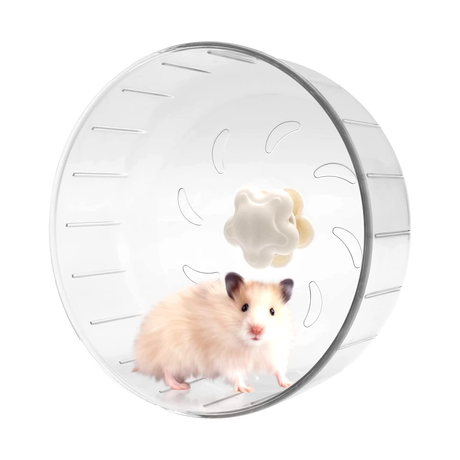 GOLDEAL 16,7 cm kleines geräuschloses Hamsterrad, Hamsterspielzeug für Hamsterkäfig, super stummes Spinner, Laufrad für kleine Hamster, Rennmäuse oder Mäuse (17,9 cm)