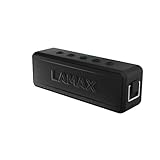 LAMAX Sentinel2 Bluetooth 5.0 Lautsprecher, Leistung 20 W und super Klang, wasserdicht IP67, bis zu 24 Stunden Betriebszeit, TWS-Funktion, MicroSD, USB-C und 3,5 mm Jack, Alexa-Unterstützung